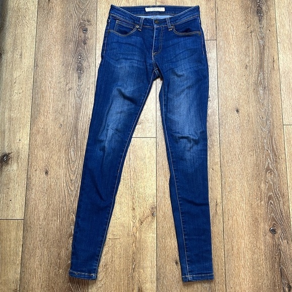 Burberry Brit Skinny Low Rise Medium Wash Jeans Size 27 - Picture 1 of 10